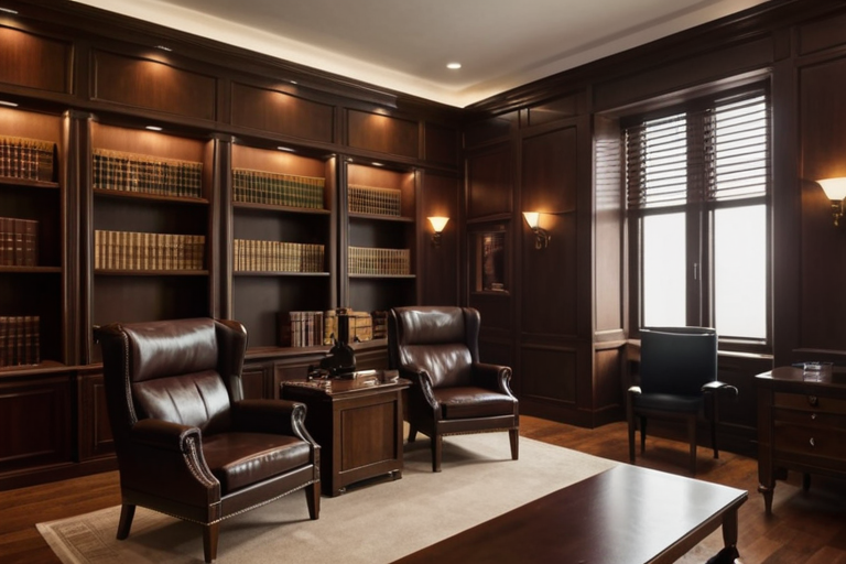 Professional law firm office